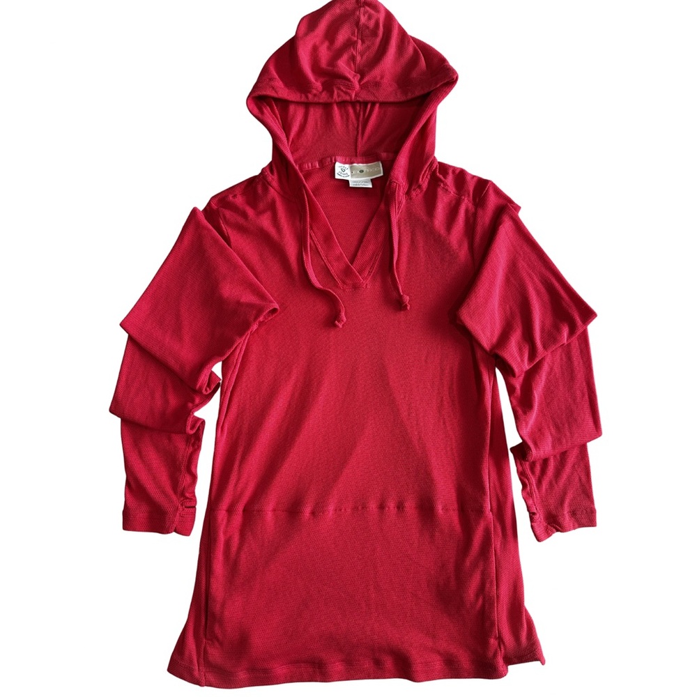 ExOfficio Insect Shield Bug Repellent Hoodie Small Thumbholes Outdoor Travel
